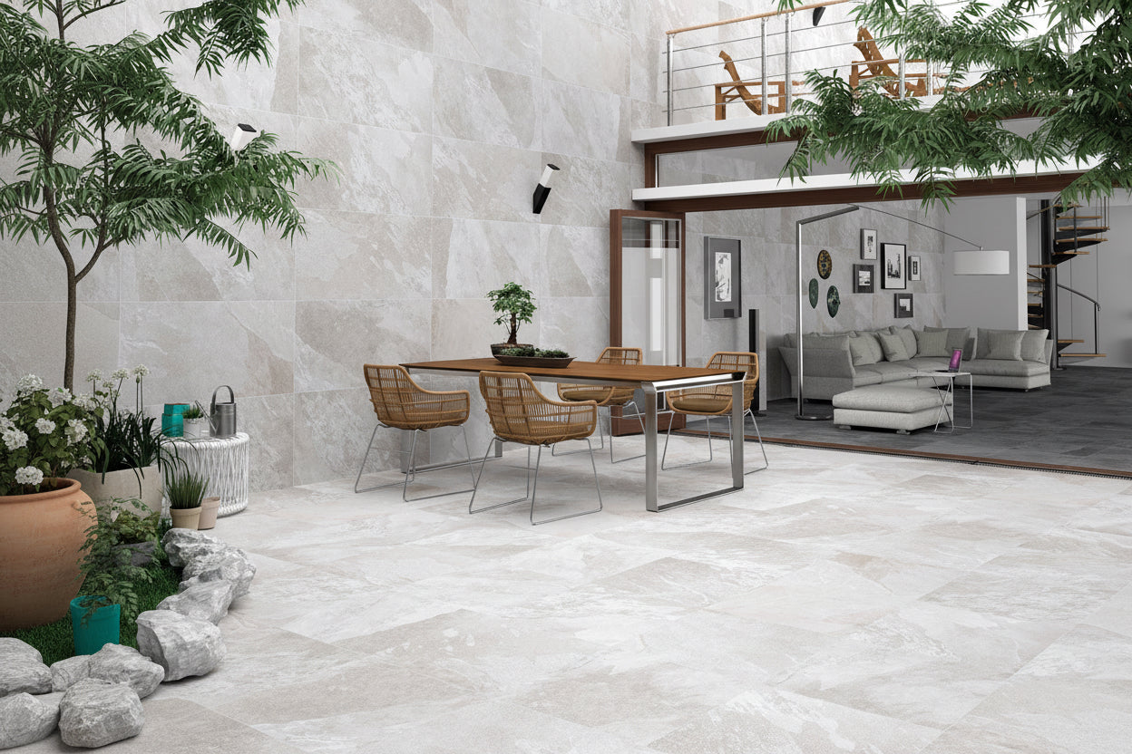 Losa Porcelanica XL Imitacion Pizarra - Vetonek