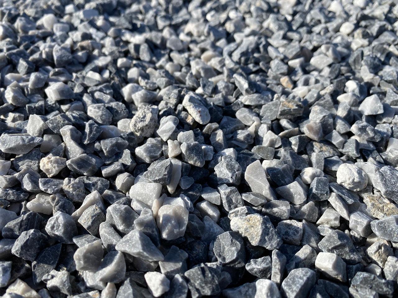 Grava Gris Azulado Oscuro Vetonek piedra jardin
