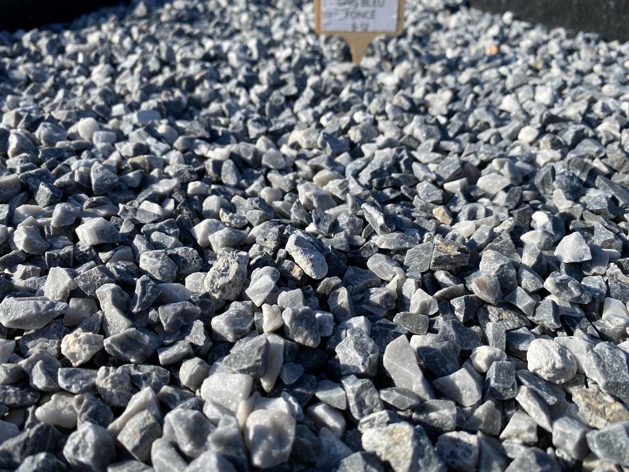 Grava Gris Azulado Oscuro Vetonek piedra jardin