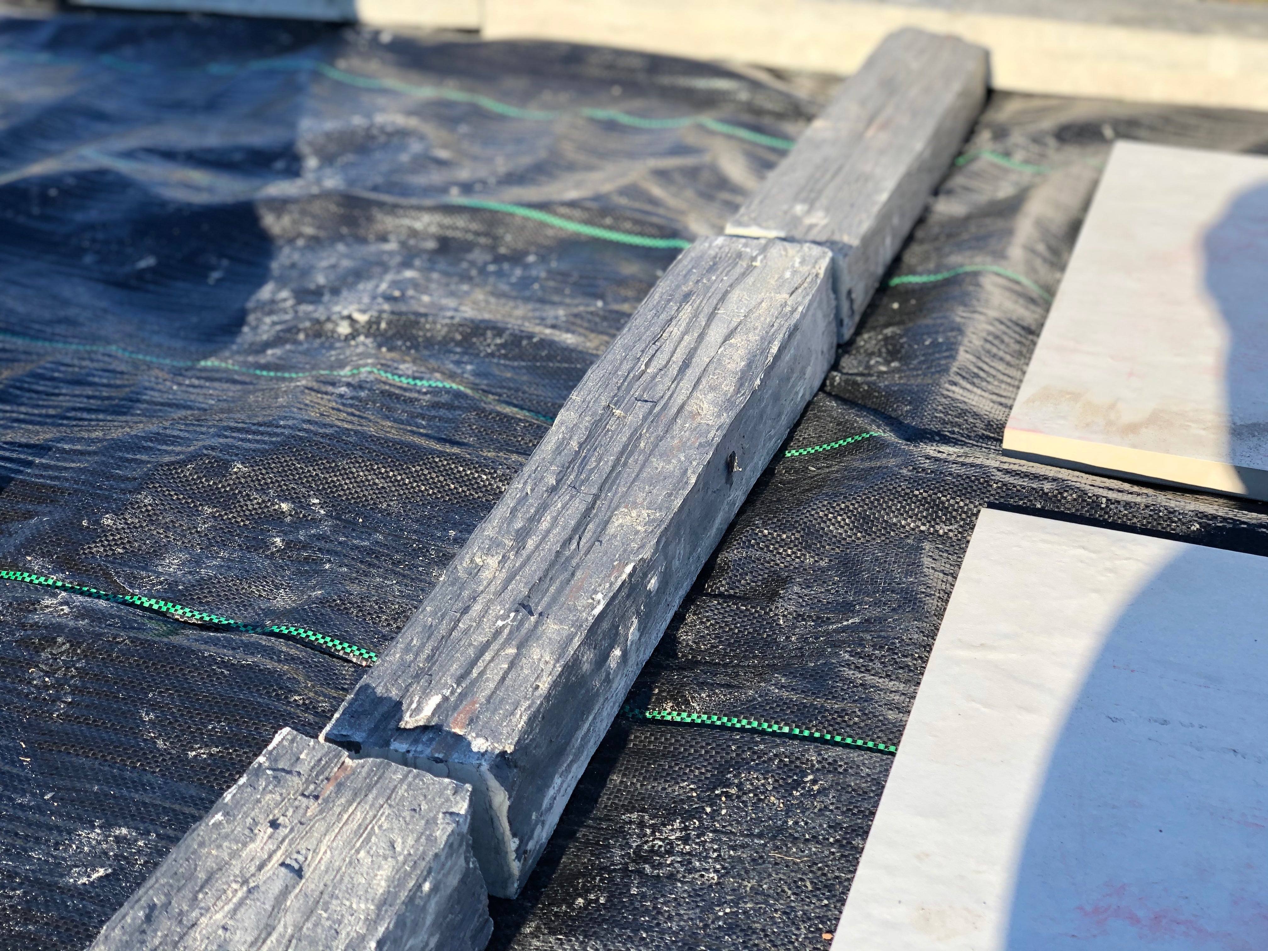 Bordillo de Pizarra rústica Oxido Xisto - Vetonek