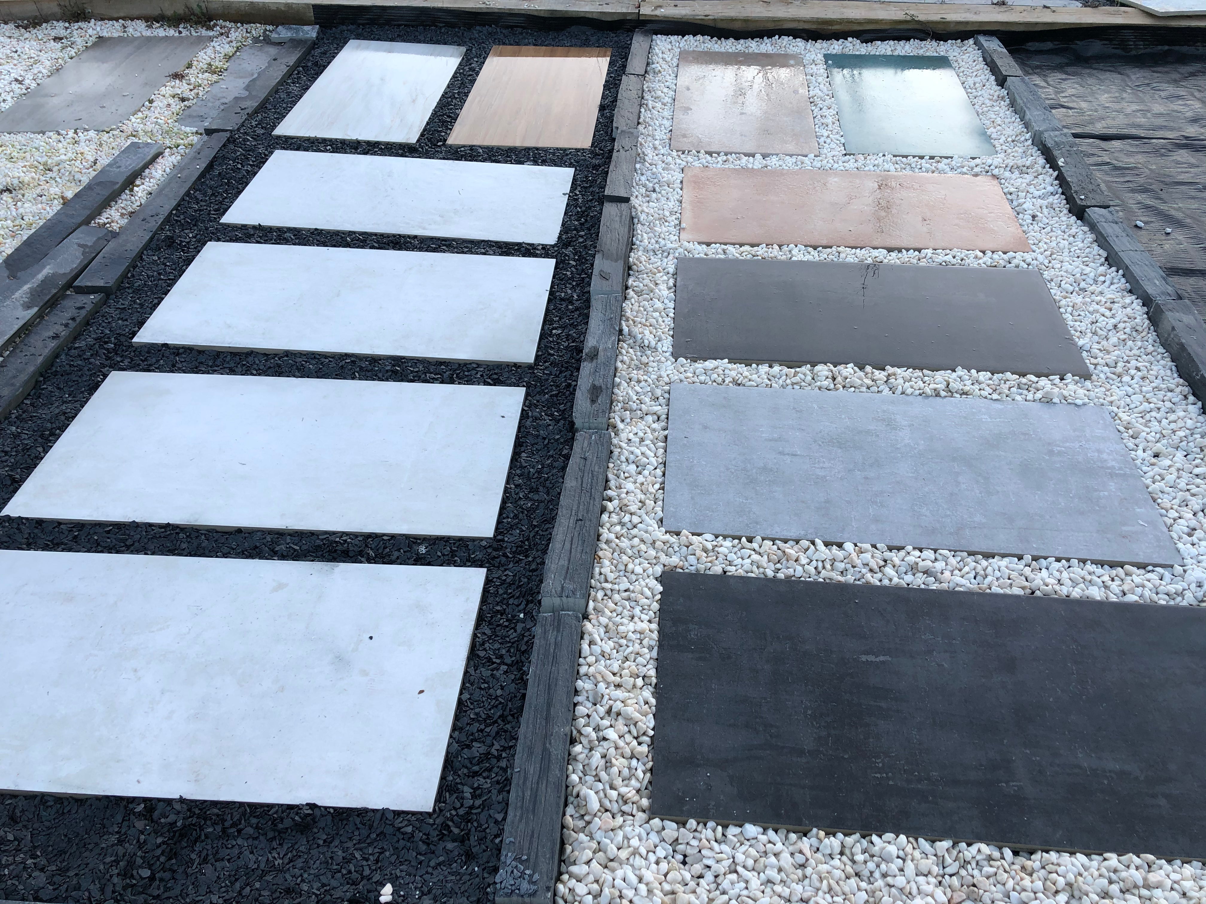 Bordillo de Pizarra rústica Oxido Xisto - Vetonek