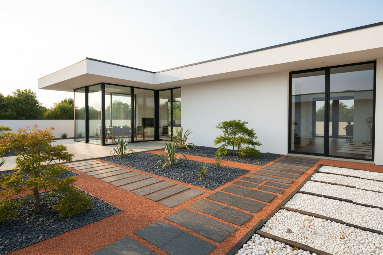 Bordillo de Pizarra rústica Oxido Xisto - Vetonek