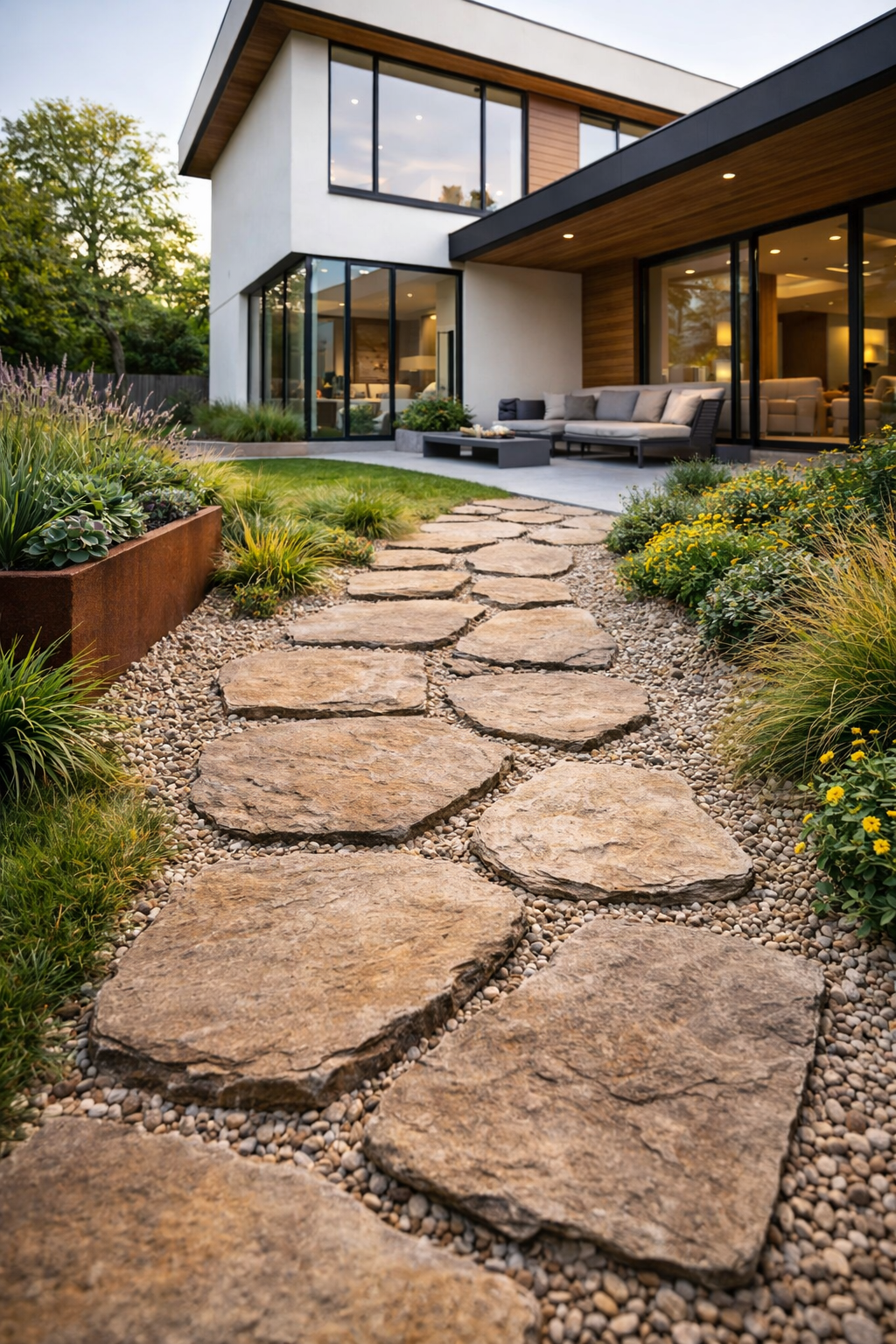 Brown-Bronze Irregular Stone