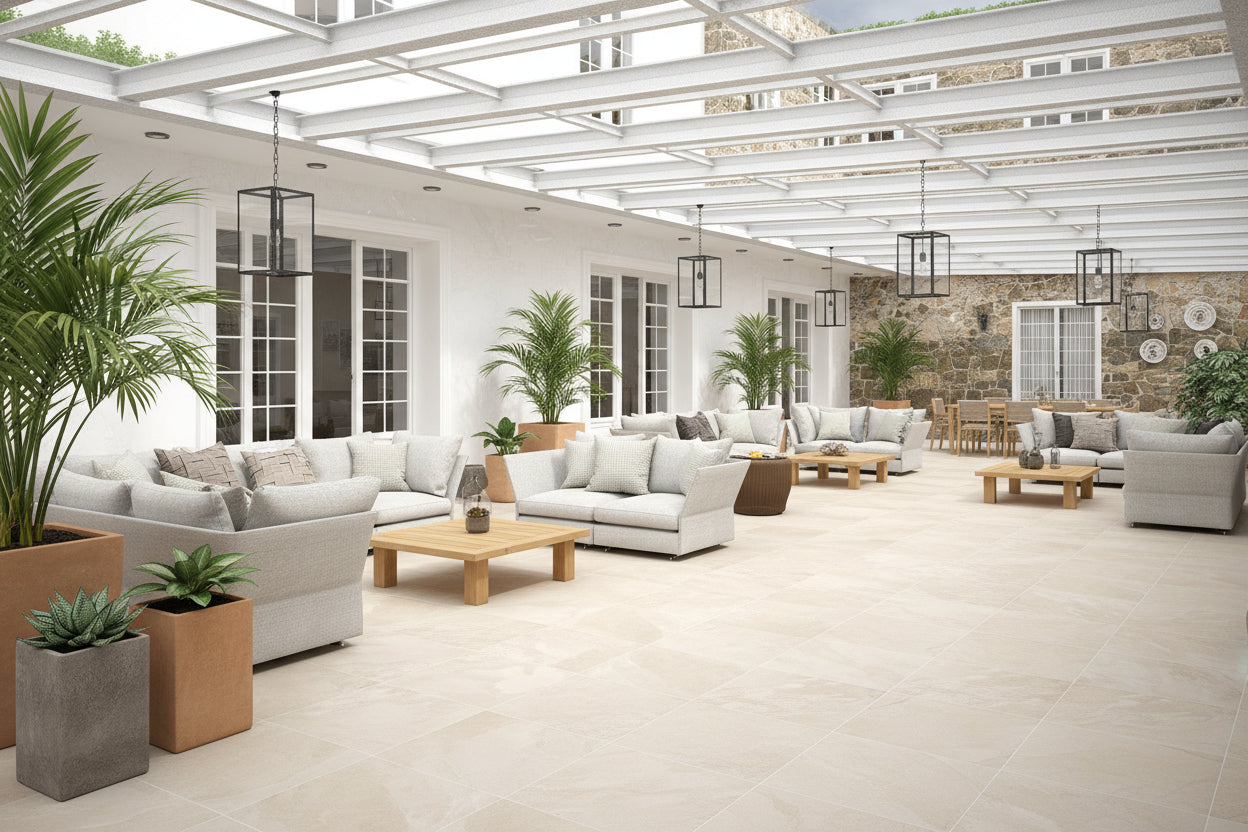 Losa Porcelanica XL Imitacion Pizarra - Vetonek