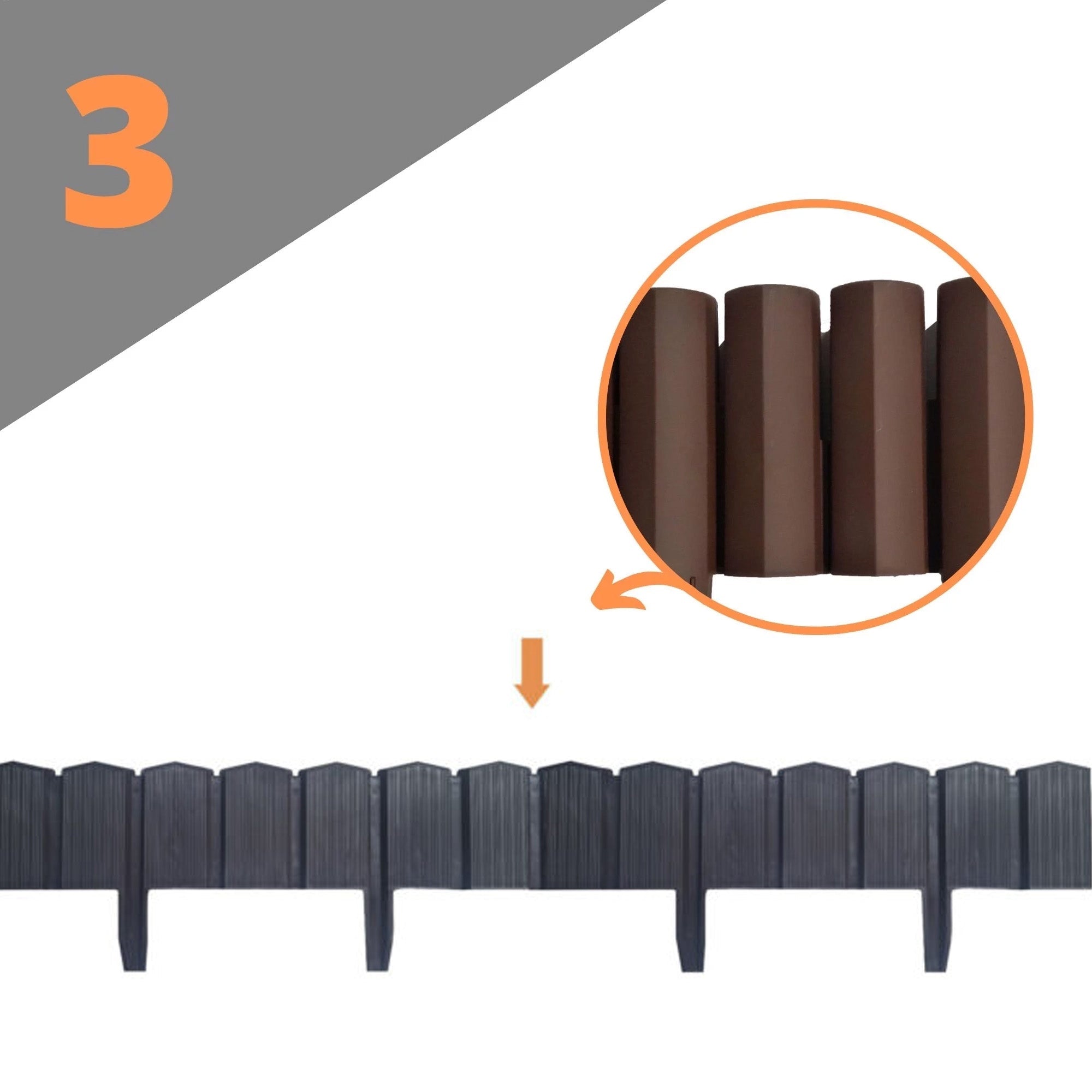 Bordura flexible PALISADE - Velestone