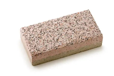 Adoquín granítico rosa de 24 x 12 x 6 cm para cenefas y zonas de paso - Vetonek