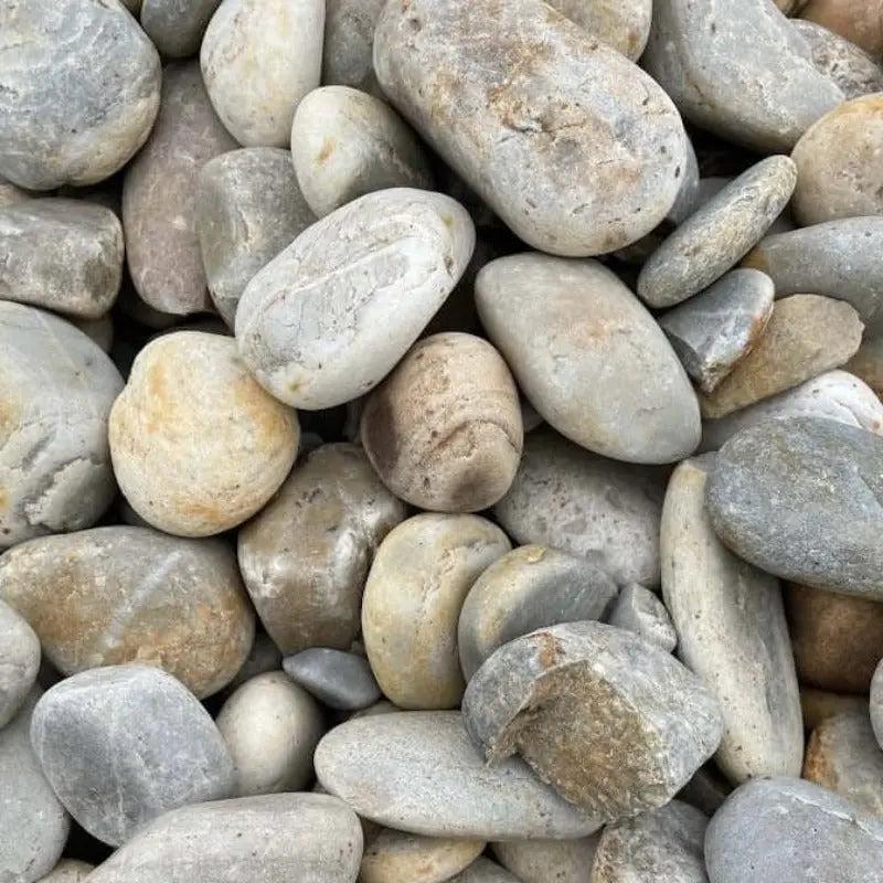 Canto rodado Sagres, piedra natural ideal para decoración de jardines y paisajismo.