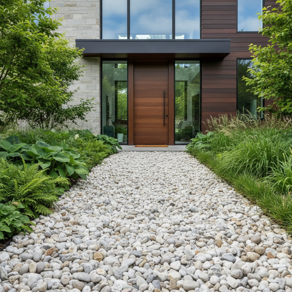 Canto rodado Sagres ideal para decoración de jardines y paisajismo con piedras naturales.