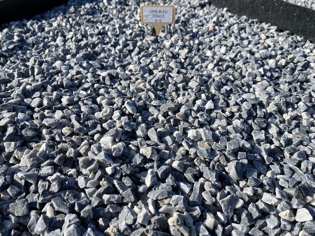 Grava Gris Azulado Oscuro Vetonek piedra jardin