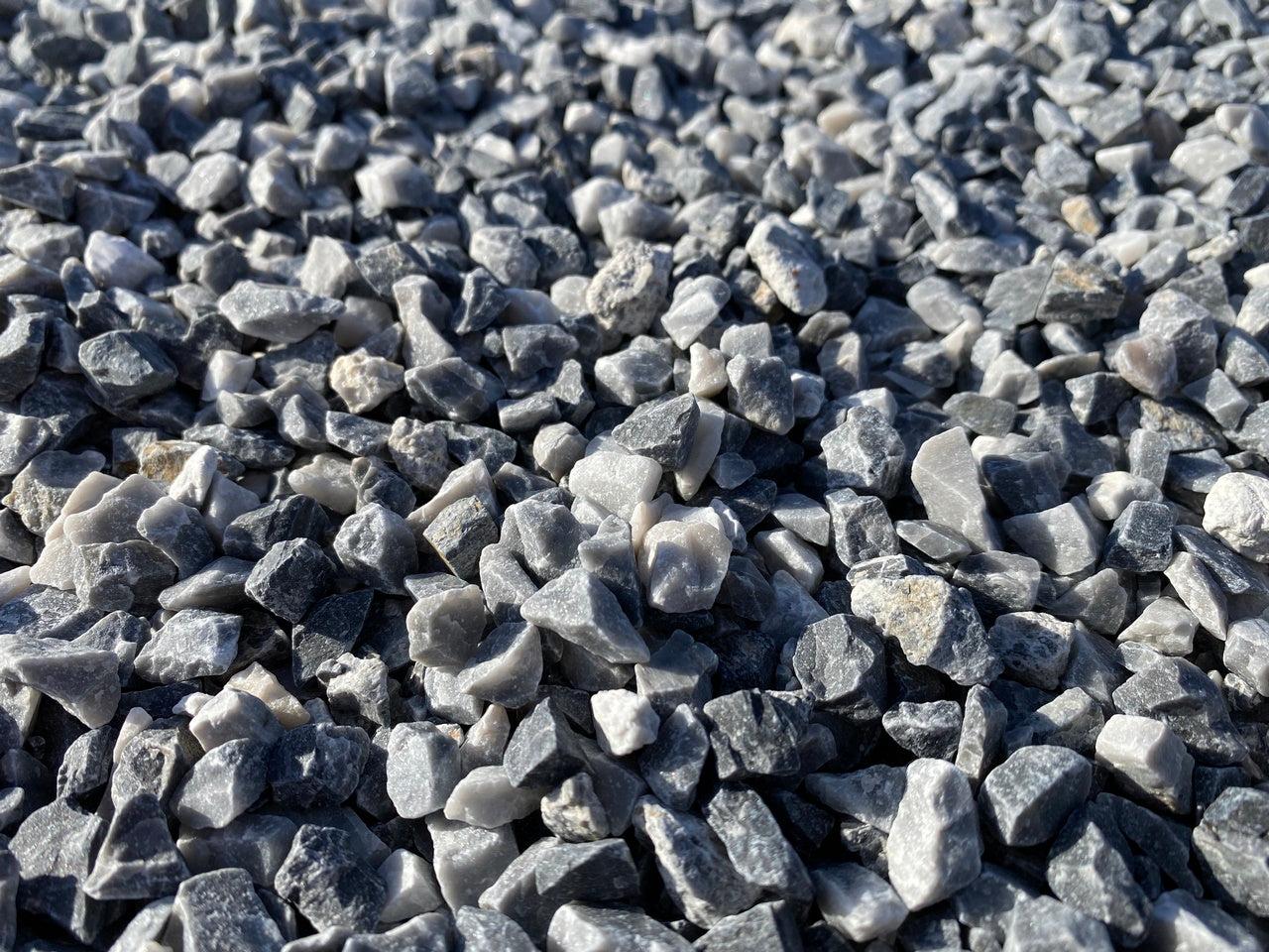 Grava Gris Azulado Oscuro Vetonek piedra jardin