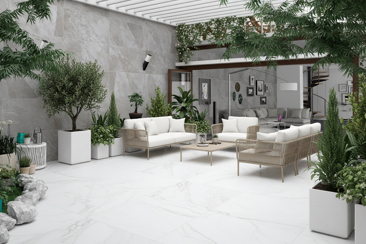 Losa Porcelanica XL Imitacion Pizarra - Vetonek